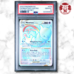 Pokemon Card Italian - Mewtwo V Astro #079 - Pokemon Go - PSA 10 GEM MINT - Image 1
