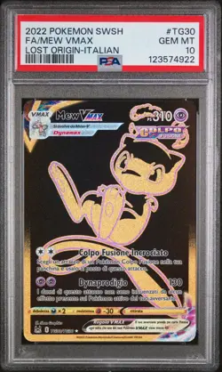 Pokemon Card Italian - Mew V MAX #TG30 - Origine Perduta - PSA 10 GEM MINT - Image 2