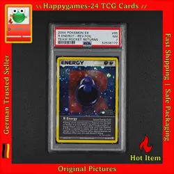 PSA 7 - R Energy - Pokemon Karte TCG 95/109 Reverse EX Team Rocket Returns /W61 - Image 1