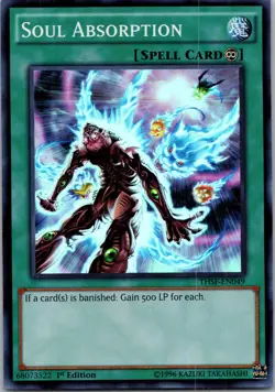 Yugioh Soul Absorption THSF-EN049 1st Edition Super Rare NM - Image 1