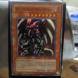 NEVER PLAYED!!Yugioh - Red Eyes Black Metal Dragon - Super Rare NM - Image 3