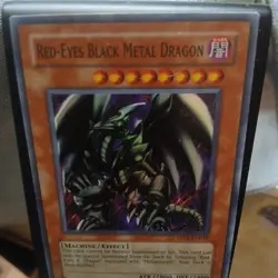 NEVER PLAYED!!Yugioh - Red Eyes Black Metal Dragon - Super Rare NM - Image 5