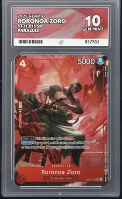 Roronoa Zoro ST21-015 Ex Gear 5 Alternate Art One Piece Starter Deck ACE 10 - Image 1