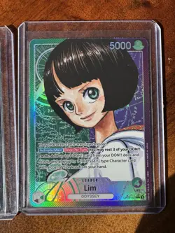 One Piece CCG Lim OP09-022 Alternative Art Leader Card Trafalgar Law OP09-069 - Image 3