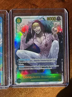 One Piece CCG Cavendish Alternative Art OP10-045 And Donquixote OP04-119 SEC!! - Image 3