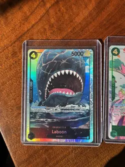 One Piece CCG Kozuki Hiyori EB01-013 R! With Laboon EB01-046 SR! - Image 2
