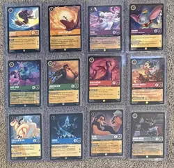 Disney Lorcana Fabled Complete Non-Foil Set 204/204 With Puzzle Cards - Image 2