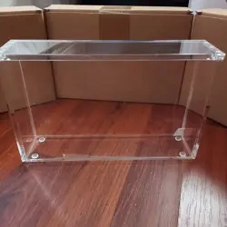 Disney Lorcana Tcg Booster Box Magnetic Protective Acrylic Case Lot Of 4 - Image 2