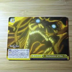 Declaration of War - AOT/SX04-022 - Attack On Titan Final Season Weiss Schwarz - Image 1