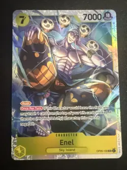 Enel OP05-100 Super Rare Awakening Of The New Era One Piece Card NM-M - Image 1
