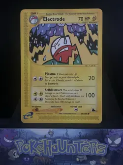Pokemon Card Skyridge 36/144 Electrode Non Holo Skyridge Set WOTC NM - Image 1