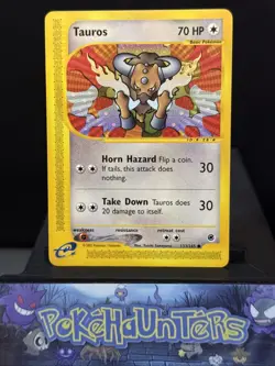 Pokemon Card Tauros 133/165 Expedition Base Set Non Holo Near Mint - Image 1