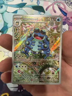2025 POKEMON BLACK BOLT #105/086 SEISMITOAD ILLUSTRATION RARE - Image 3
