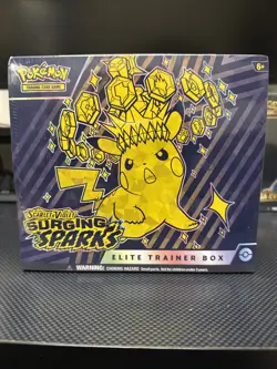 Pokemon TCG Scarlet & Violet Surging Sparks Elite Trainer Box NEW Factory Sealed - Image 1