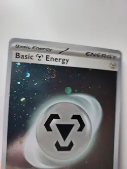Pokemon - Basic Metal Energy - 008 - SVE - Cosmos Holo - With 1x Swirl - NM - Image 3