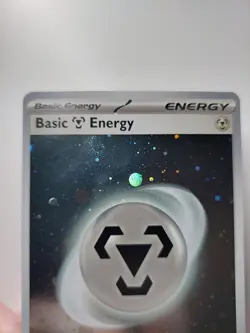 Pokemon - Basic Metal Energy - 008 - SVE - Cosmos Holo - With 1x Swirl - NM - Image 4