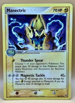 Manectric 38/107 – EX Deoxys - LP+ - 2005 Pokemon TCG - Image 1