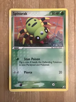 Spinarak - Normal - 75/115 - NM - Reverse Holo - Unseen Forces Pokemon - Image 1