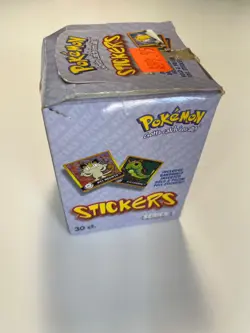 1999 Artbox Pokemon Series 1 Sticker Box - 30 Packs Sealed / Box Opened/damage - Image 3
