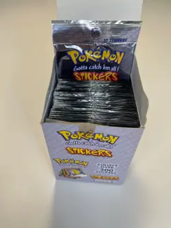 1999 Artbox Pokemon Series 1 Sticker Box - 30 Packs Sealed / Box Opened/damage - Image 5