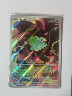 2025 Pokemon Mega Evolution Bulbasaur Stamped Promo #133/132 Sealed - Image 1