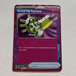 Pokemon TCG Scoop Up Cyclone 128/131 Sv: Prismatic Evolutions Holo NM - Image 1