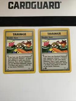 (2x) Pokemon TCG Trainer Double Gust 100/111 1st Edition and Unlimited Neo Gen. - Image 1
