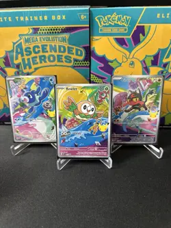 Pokemon 2026 First Partner Illustration Collection Series 1 Promos Set 43-45 - Image 1