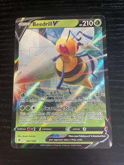 Beedrill V 001/189 Astral Radiance Pokemon - Image 1