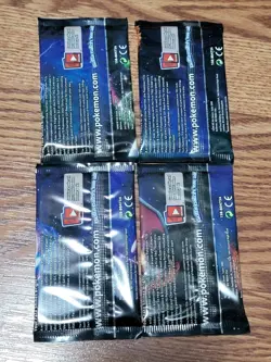 Pokemon TCG Hidden Fates Complete Art Set 4 Sealed Sleeved Booster Packs - Image 2