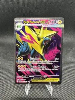 Pokemon TCG Mega Manectric ex 158/132 Me01: Mega Evolution Ultra Rare Holo NM - Image 1
