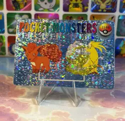 Pokemon Evolution Vintage Pocket Monsters Vending HOLO Prism Sticker 1998 Bandai - Image 3