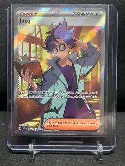 Jacq 236/198 Full Art Ultra Rare Holo Pokemon 2023 Scarlet & Violet NM - Image 1