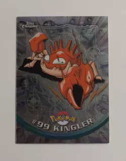2000 Topps Chrome Pokemon #99 Kingler TV Animation Edition - Image 1