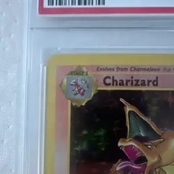 Pokemon TCG 1999 Charizard Base Set Shadowless 1st Edition Holo PSA 9 004/102 - Image 4