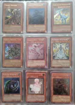 45 VINTAGE YUGIOH! CARD COLLECTION WITH 50 HOLO FOILS & RARES!! - Image 1