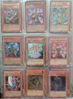 45 VINTAGE YUGIOH! CARD COLLECTION WITH 50 HOLO FOILS & RARES!! - Image 2