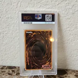 YUGIOH 1ST Edition GLAS-EN036 ELEMENTAL HERO CHAOS NEOS GHOST RARE PSA 8 NM-MT - Image 2