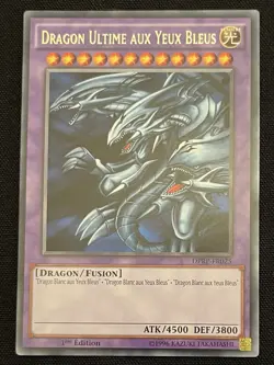 2016 Yugioh Yu-Gi-Oh! French 1st Ed Rare DPRP-FR025 Blue Eyes Ultimate Dragon - Image 1