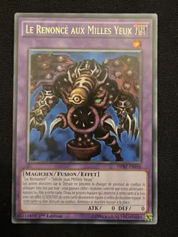 2016 Yugioh Yu-Gi-Oh! French 1st Edition Rare DPRP-FR046 Thousand Eyes Restrict - Image 1