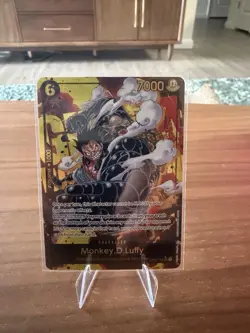 One Piece MONKEY.D.LUFFY Sec Royal Blood Alt Art OP10-118 Parallel English Luffy - Image 1
