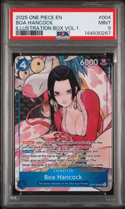 One Piece Illustration Box Vol. 1 Boa Hancock ST17-004 PSA 9 - Image 1