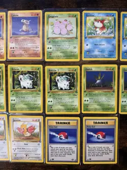 29 First Edition Jungle Pokemon Card Lot 1999 WOTC Vintage - Image 4