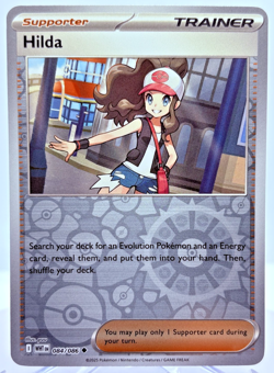 Hilda 084/086 White Flare Reverse Holo Pokemon Card NEAR MINT - Image 1