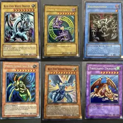 Vintage Yu-Gi-Oh Card Lot 275+ Cards Early Era w/ Blue-Eyes Dark Magician Holos - Image 1