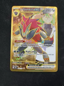 Pokemon TCG Journey Together N's Zoroark EX Holo Ultra Rare Card 189/159 - Image 1