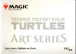 Casey Jones, Vigilante Art Card Art Series: TMNT #28 NM - Image 2