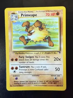 Primeape 59/110 Legendary Collection Regular Unlimited Uncommon Card Pokemon TCG - Image 1