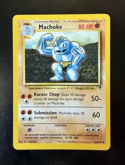 Machoke 51/110 Legendary Collection Regular Unlimited Uncommon Card Pokemon TCG - Image 1