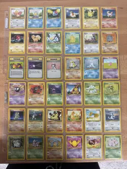 NM COMPLETE Pokemon LEGENDARY COLLECTION Set 38 Card COMMON Non-Holo WOTC - Image 1
